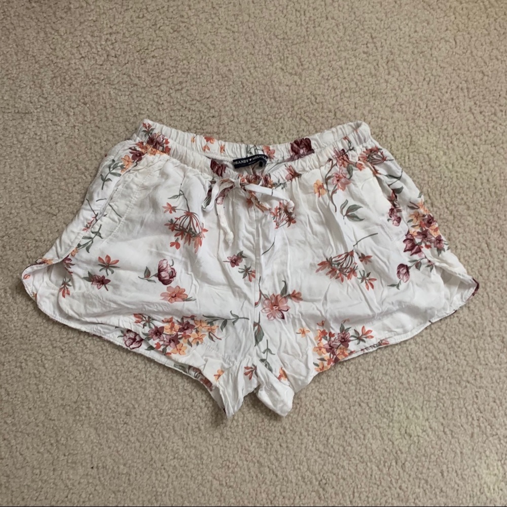floral brandy melville shorts